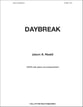 Daybreak SATB choral sheet music cover